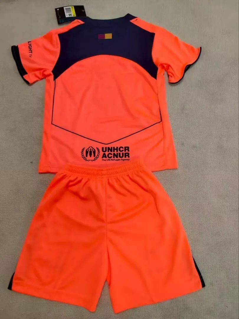 Barcelona 2025/26 Third Kids Kit — 1