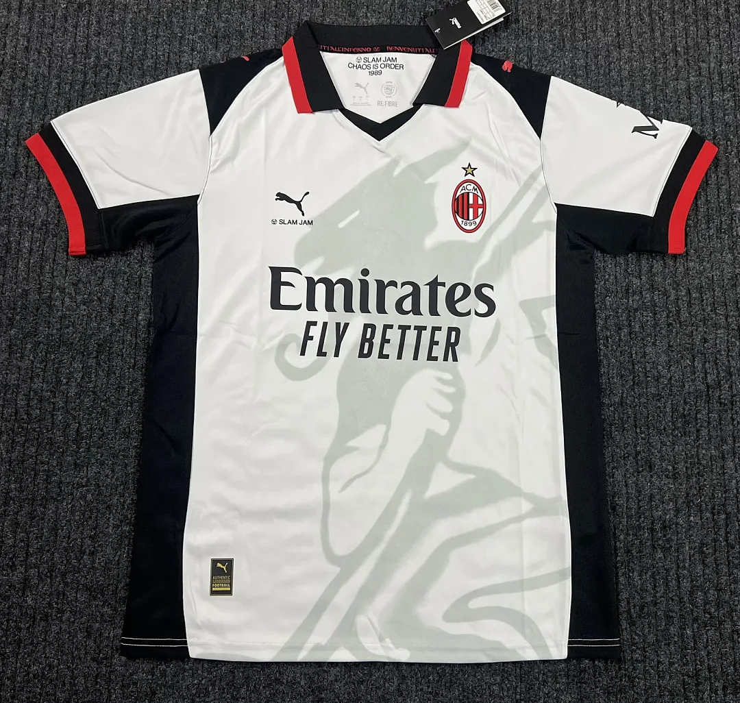 AC Milan 2025/26 Fourth Shirt White — 2