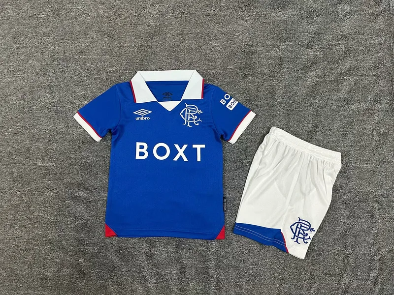 Rangers 2025/26 Home Kids Kit — 2