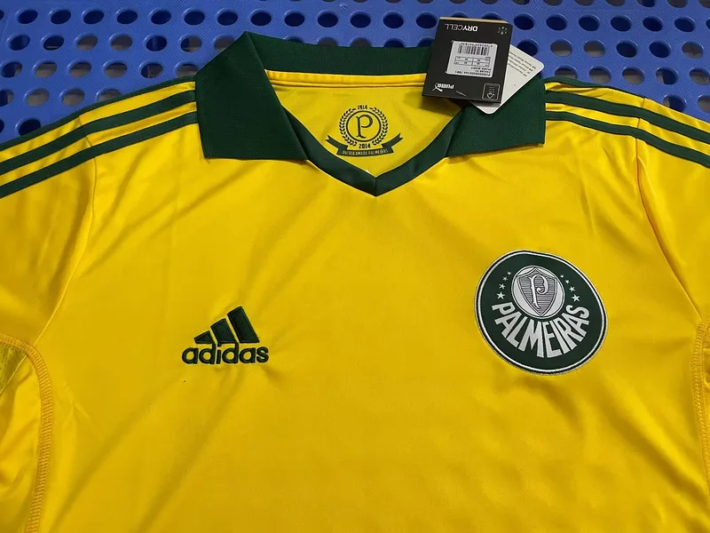 Palmeiras 2014 Shirt Yellow — 2