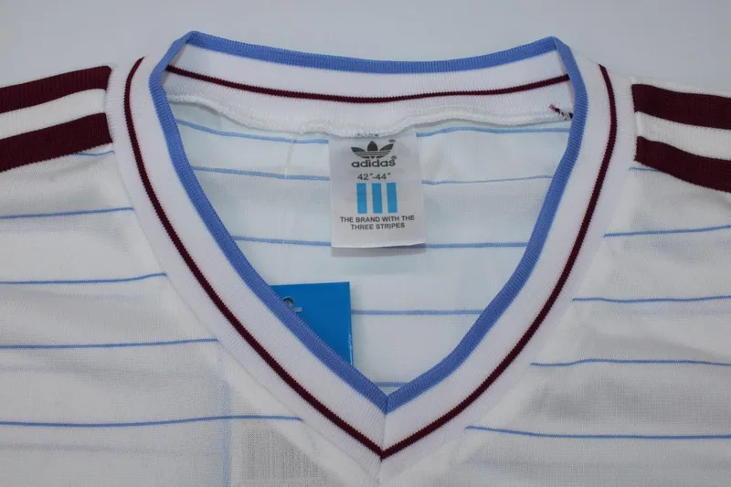 West Ham United 1986 Away Shirt White