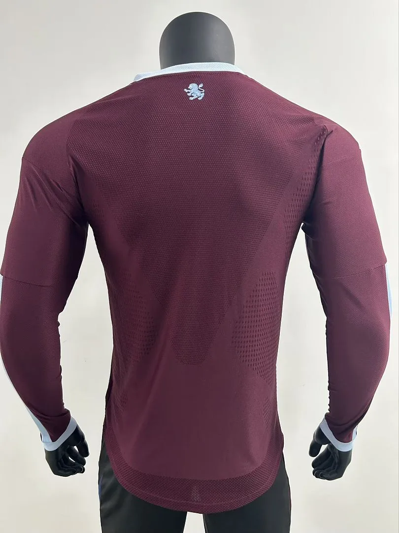 Aston Villa 2026/27 Home Shirt Long Sleeve Player Version