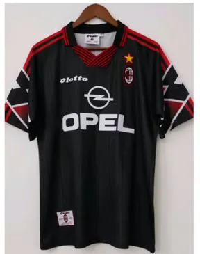 AC Milan 1997/98 Third Shirt Black — 1