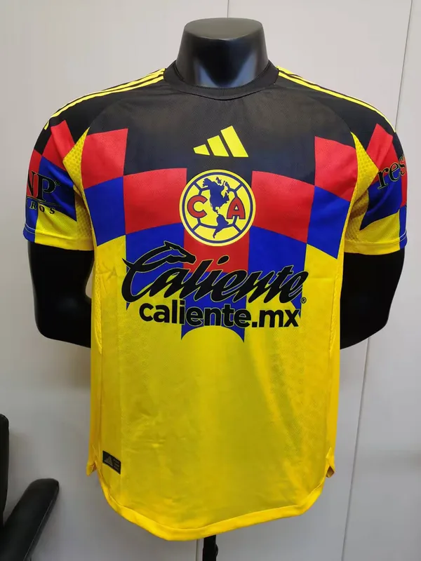Club América 2025/26 Home Shirt Player Version Yellow — 1