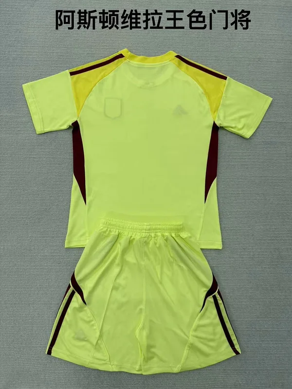 Aston Villa 2025/26 Goalkeeper Shirt Yellow