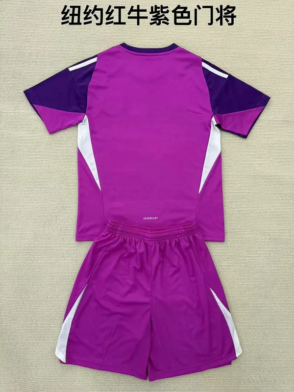 New York Red Bulls 2025/26 Goalkeeper Kids Kit Red