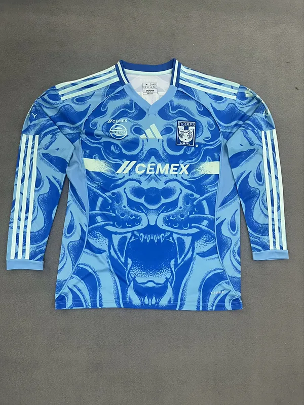 Tigres UANL 2025/26 Maillot Manches Longues Blue — 1