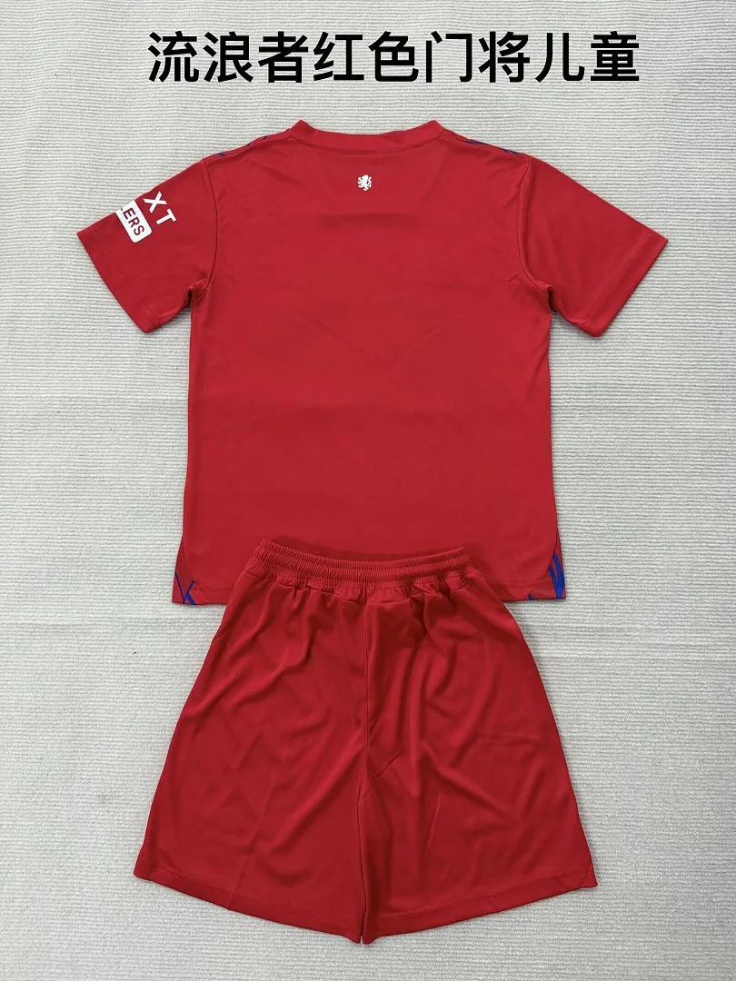 Rangers 2026/27 Goalkeeper Kids Kit Red