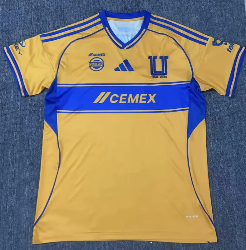 Tigres UANL 2025/26 Domicile Maillot Manches Courtes — 1