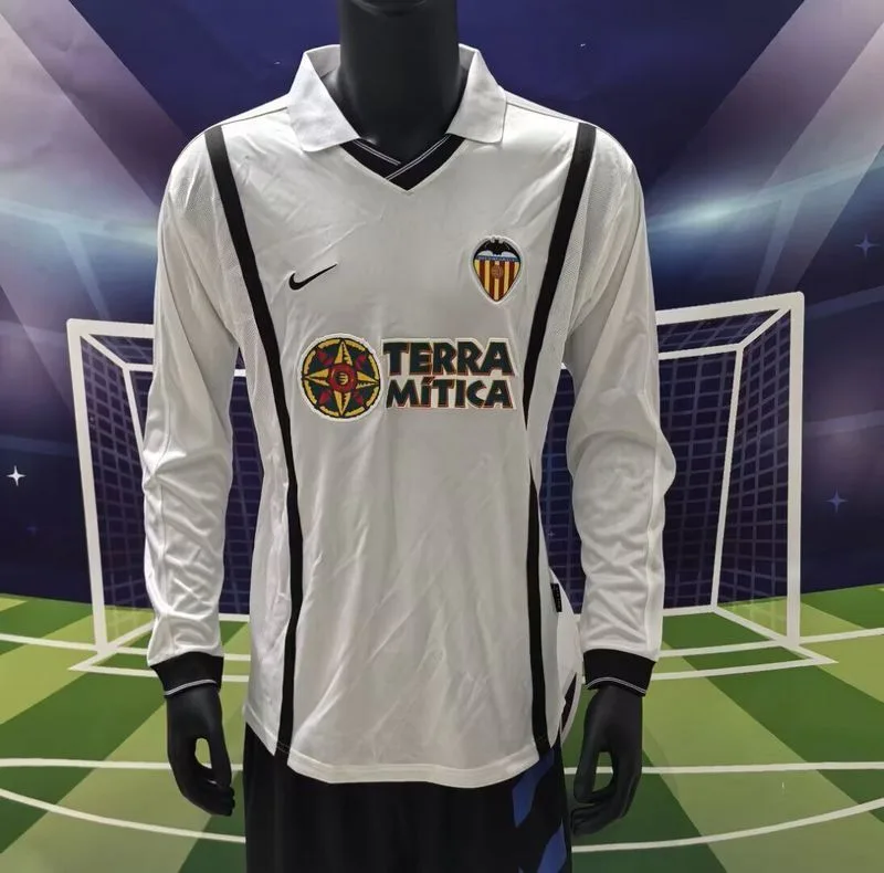 Valencia 2000/01 Home Shirt Long Sleeve — 2