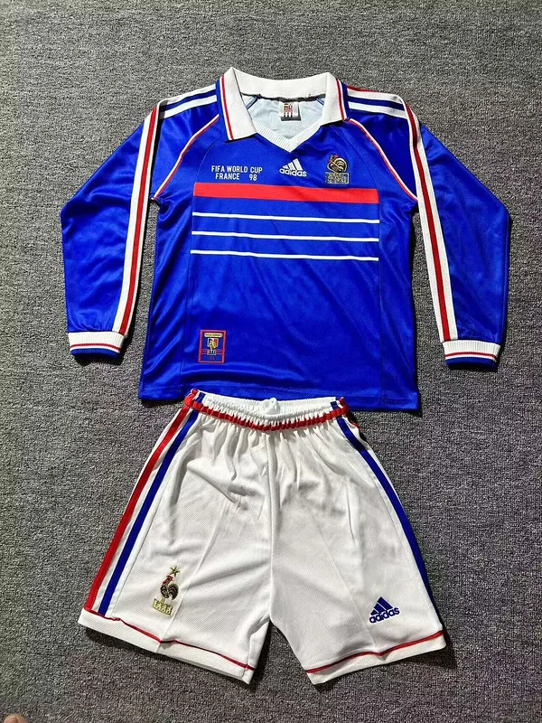 France 2016/28 Home Kids Kit Long Sleeve