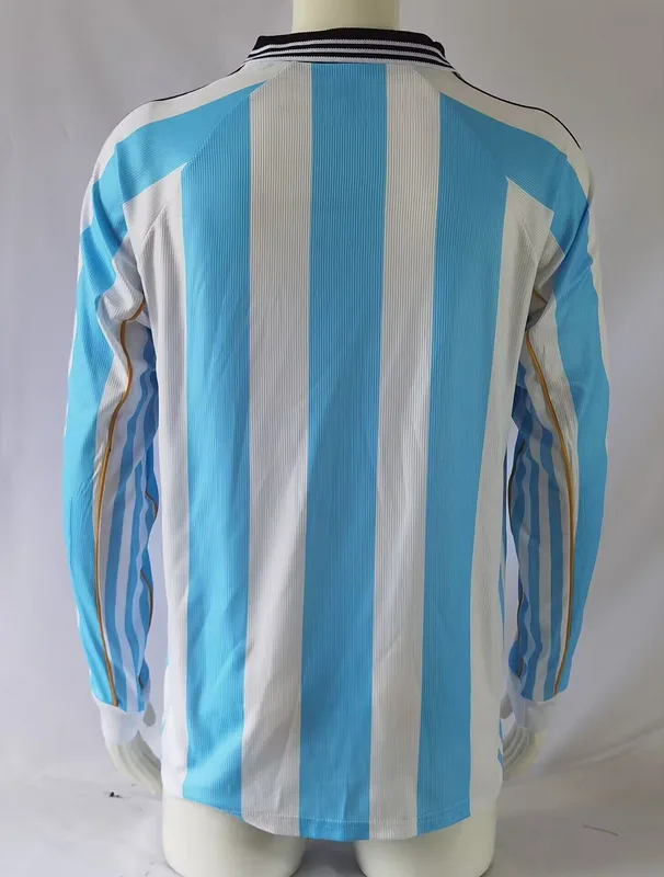 Argentina 1998 Home Shirt Long Sleeve