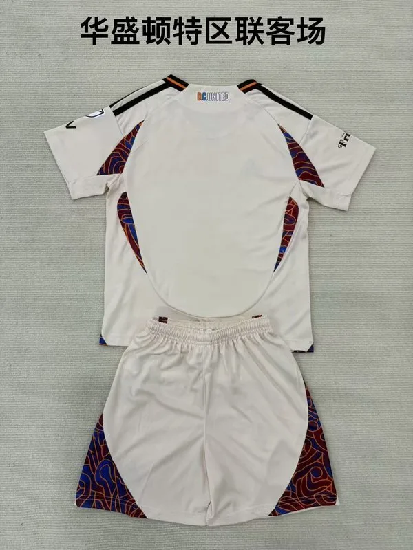 D.C. United 2025/26 Away Kids Kit — 1