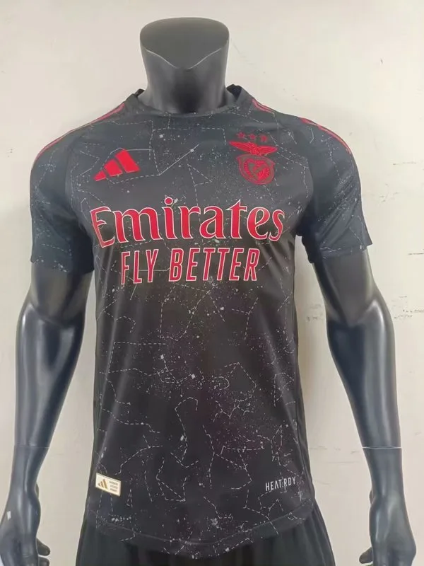 Benfica 2024/25 Shirt Player Version Black — 1