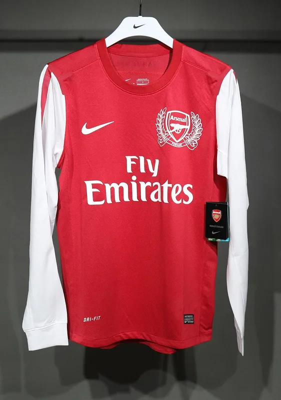 Arsenal 2011/12 Heim Trikot Langarm Spielerversion — 1
