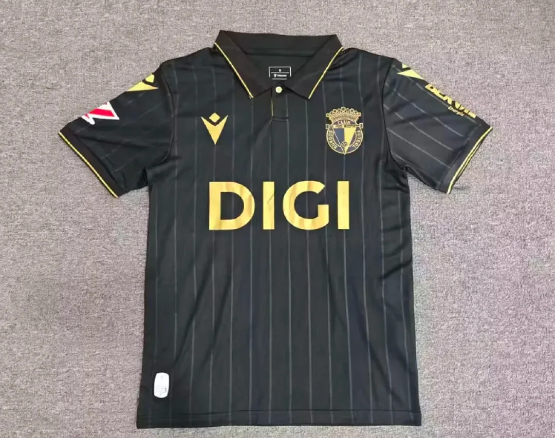 Burgos CF 2026/27 Away Shirt Black — 2