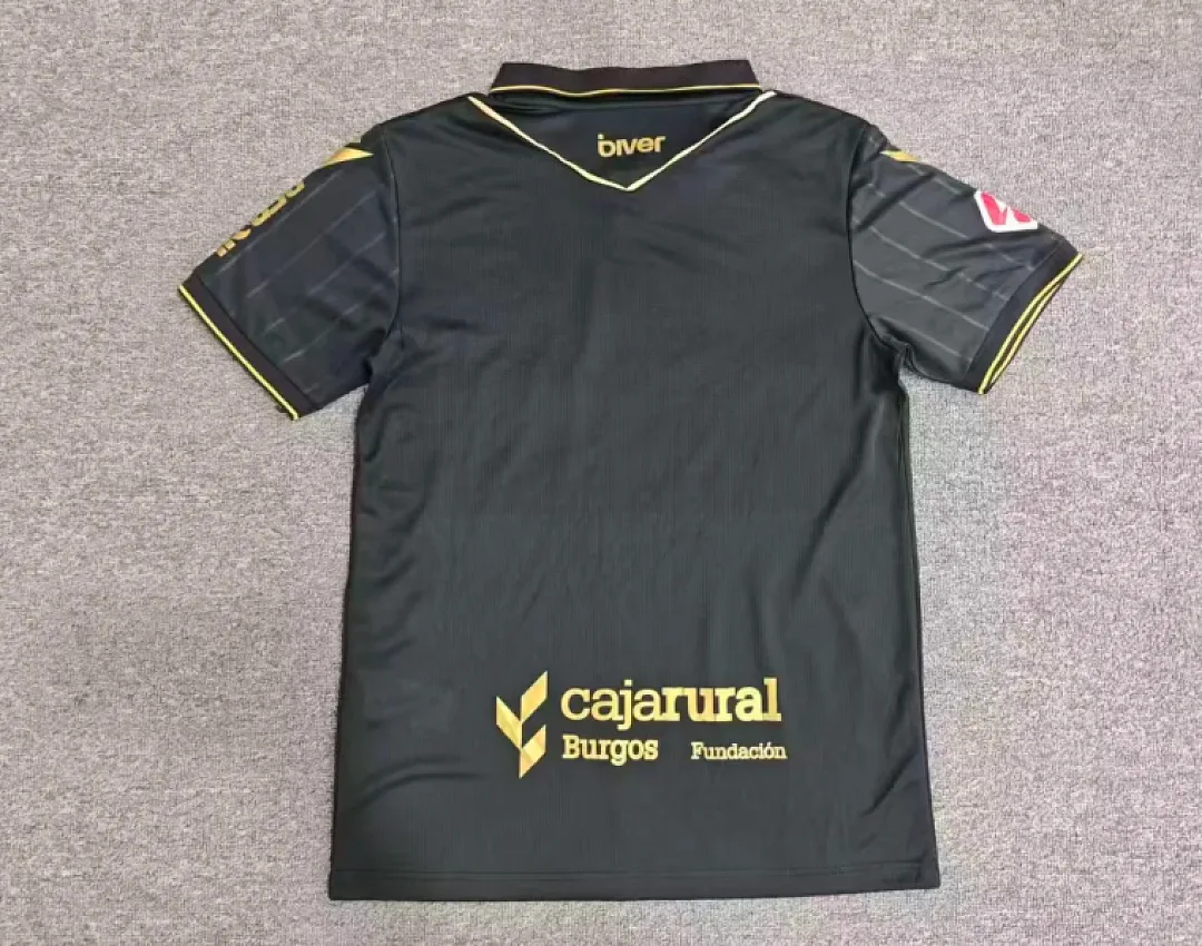Burgos CF 2026/27 Away Shirt Black