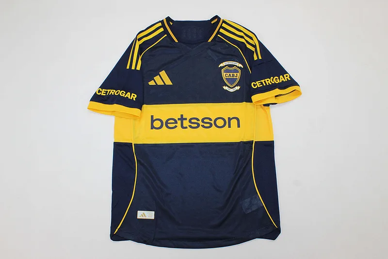 Boca Juniors 2025/26 Domicile Maillot Version Joueur