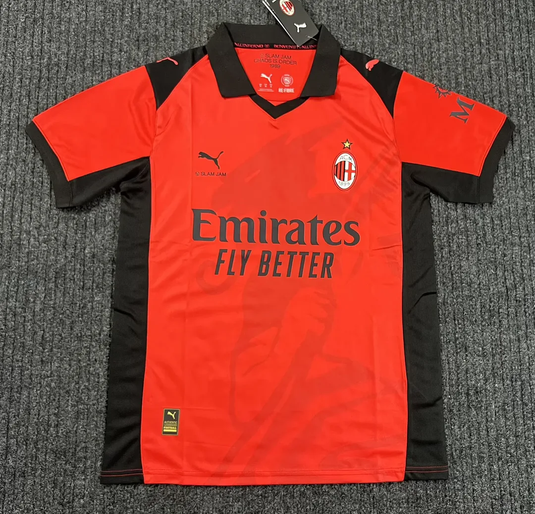 AC Milan 2025/26 Fourth Shirt Red — 2