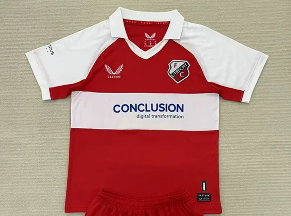 Utrecht 2025/26 Segunda Equipación Camiseta Manga Corta Red