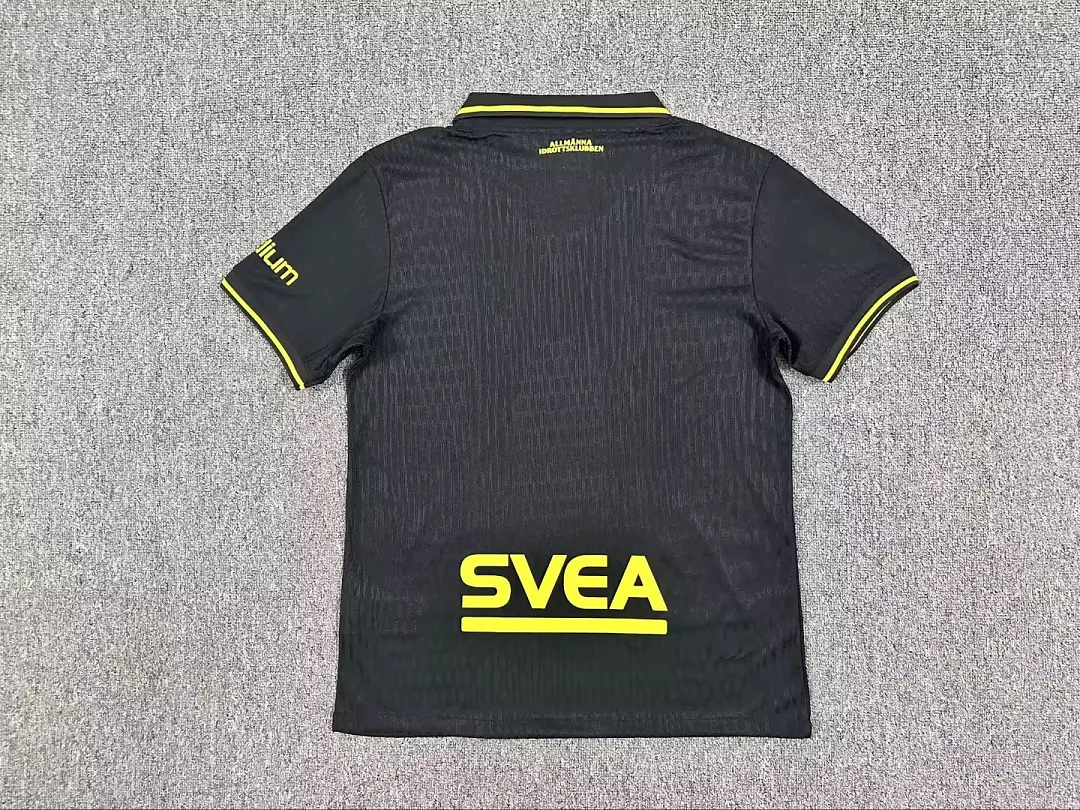 AIK Solna 2026/27 Domicile Maillot Manches Courtes Black