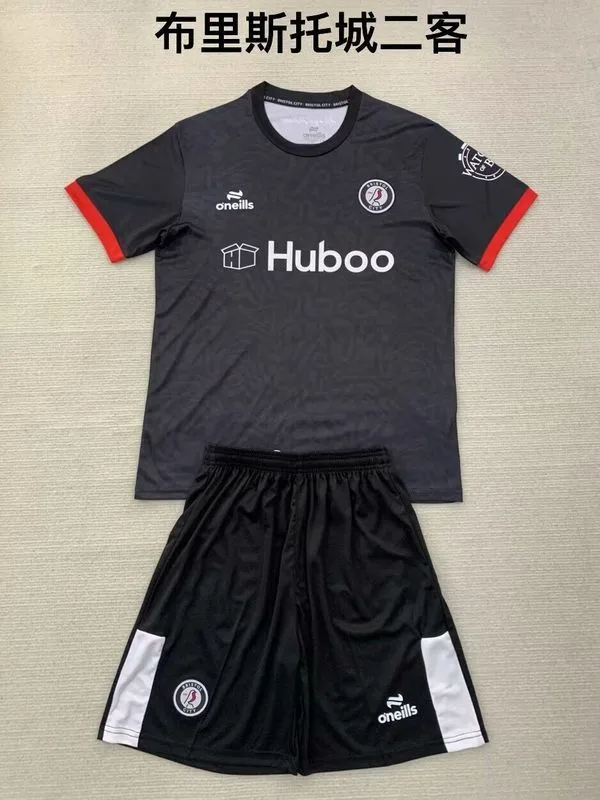 Bristol City 2024/25 Third Ensemble Enfant Black — 2