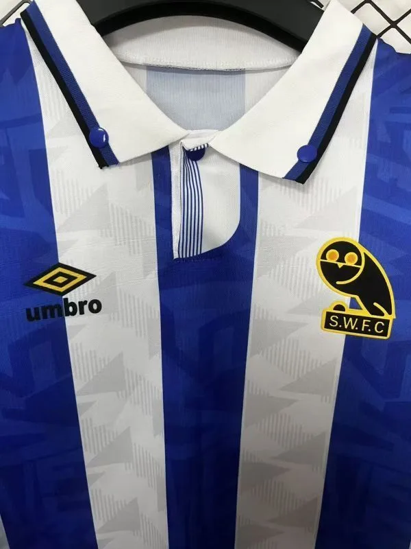 Sheffield Wednesday 1991 Domicile Maillot