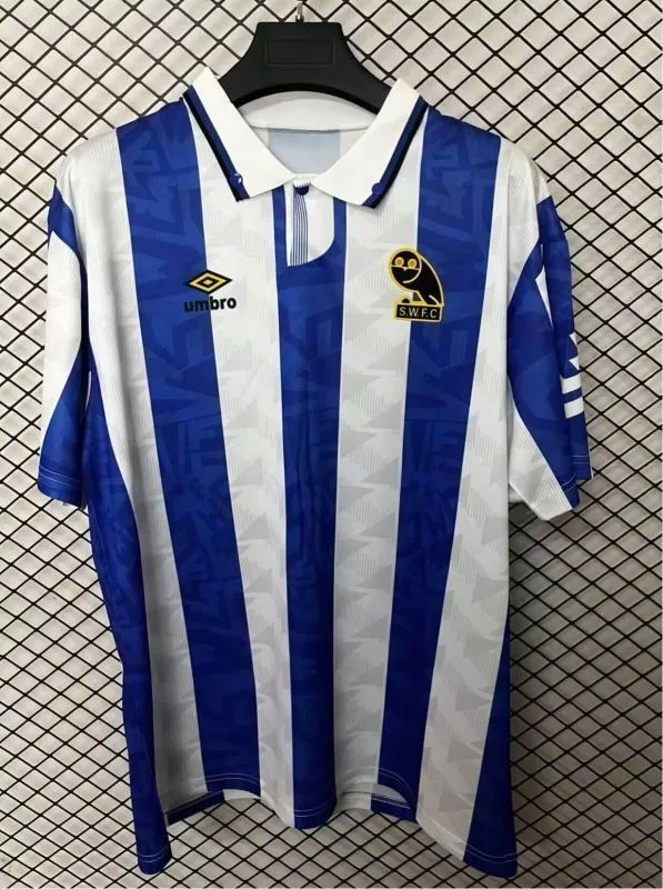 Sheffield Wednesday 1991 Domicile Maillot — 2