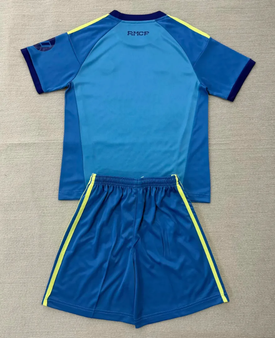 Real Madrid 2026/27 de Portero Conjunto de Niño Blue