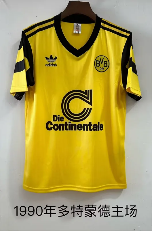Borussia Dortmund 1990/91 Home Shirt — 2