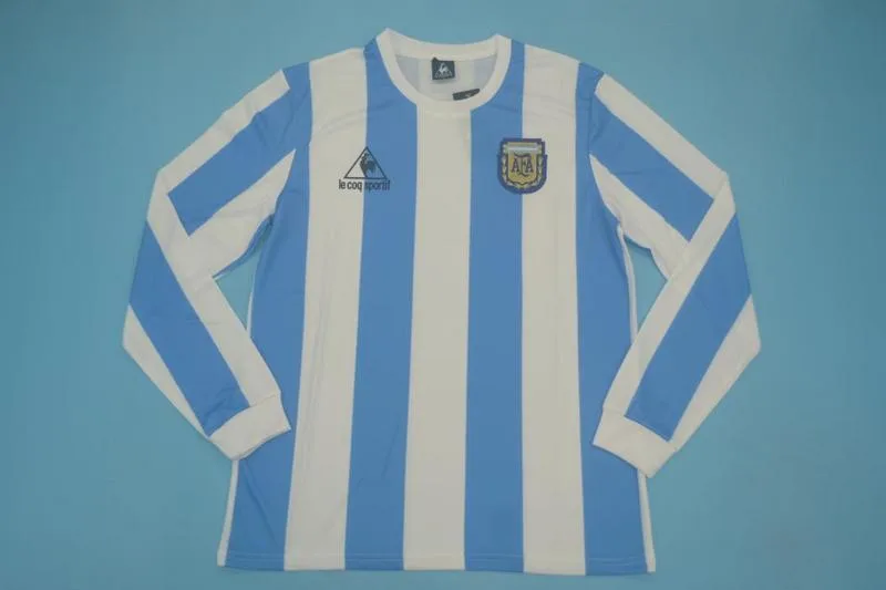 Argentina 1986 Home Shirt Long Sleeve — 1