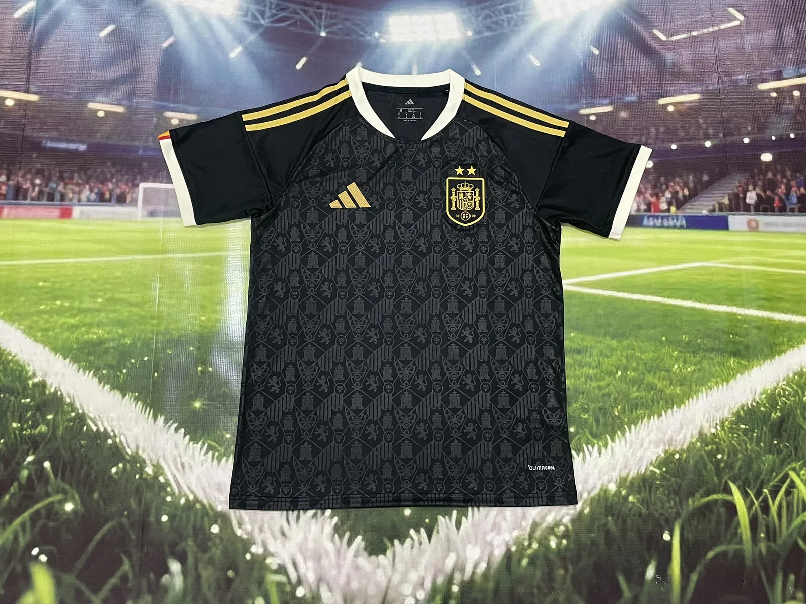 Espagne 2026 Maillot Manches Courtes Édition Spéciale Black
