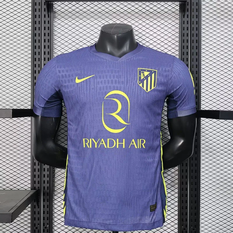 Atlético de Madrid 2025/26 Segunda Equipación Camiseta Versión Jugador Blue — 1