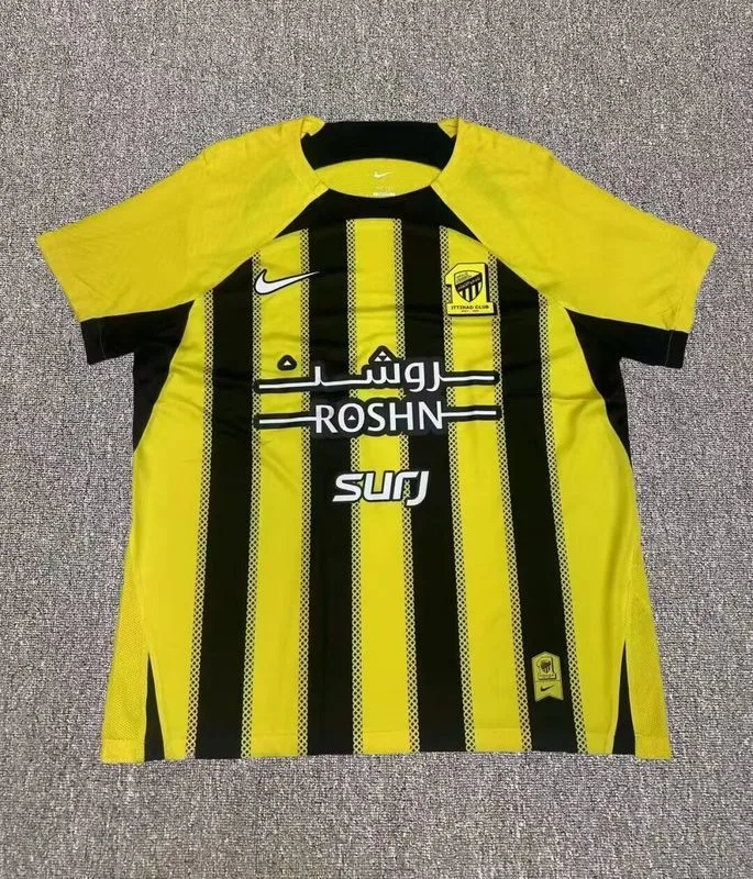 Al Ittihad 2024/25 Home Shirt Short Sleeve — 2