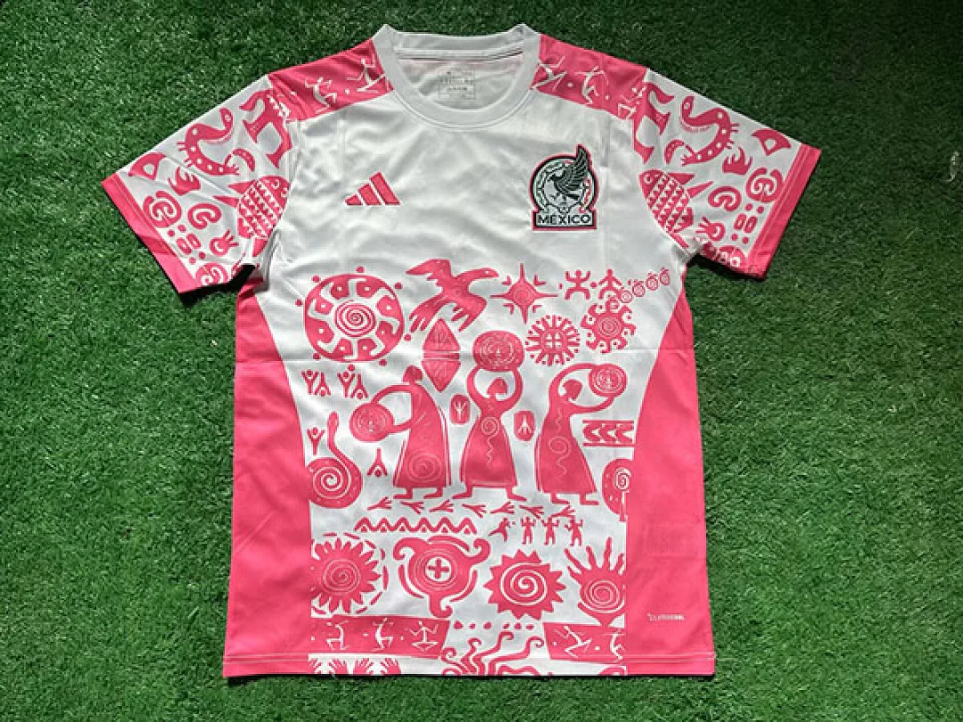 Mexico 2026/27 Shirt Short Sleeve Pink — 2