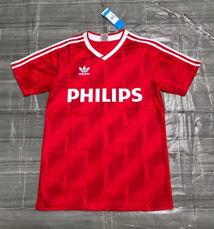 PSV Eindhoven 1987/88 Home Shirt Red