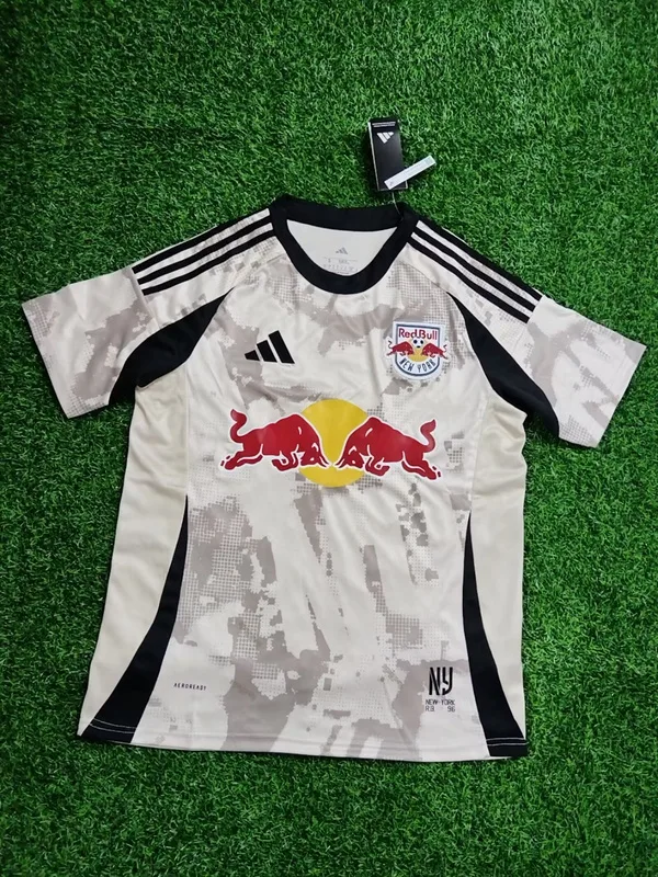New York Red Bulls 2025/26 Extérieur Maillot Manches Courtes Red