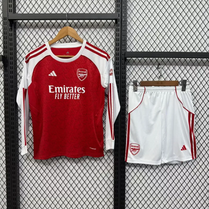 Arsenal 2025/26 Primera Equipación Conjunto de Niño Manga Larga — 1