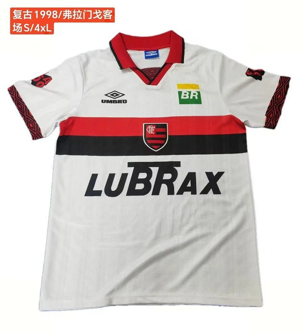 Flamengo 1998 Extérieur Maillot White — 2