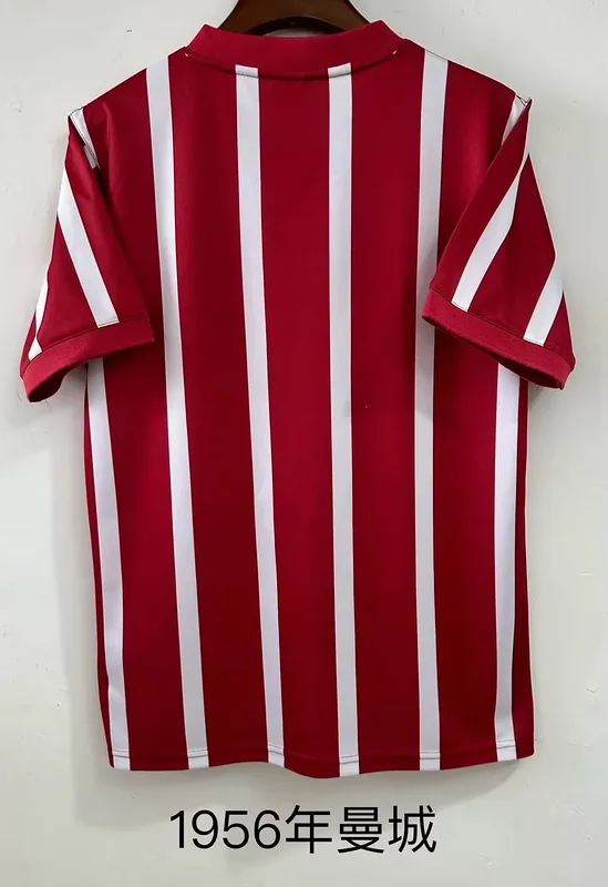 Manchester City 1956 Segunda Equipación Camiseta Red — 1