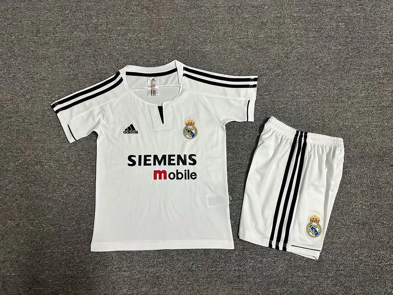 Real Madrid 2003/04 Home Kids Kit