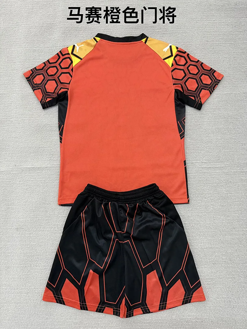 Marseille 2026/27 Goalkeeper Kids Kit Orange