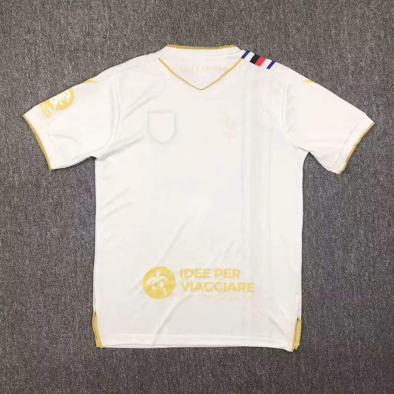 Sampdoria 2024/25 Extérieur Maillot Manches Courtes White — 2