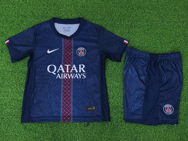 Paris Saint-Germain 2025/26 Primera Equipación Conjunto de Niño Versión Jugador — 2
