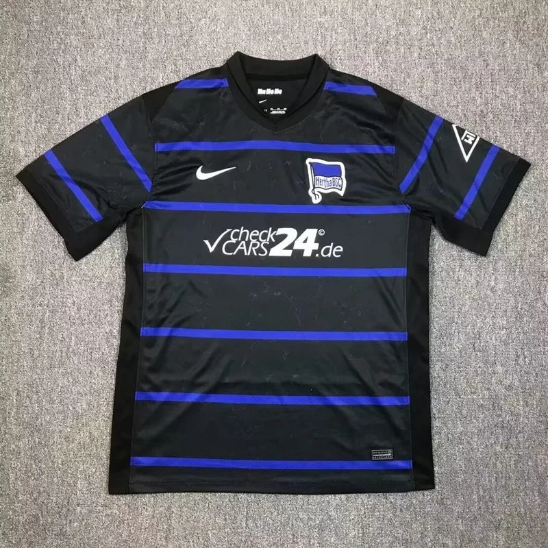 Hertha BSC 2024/25 Segunda Equipación Camiseta Manga Corta Black