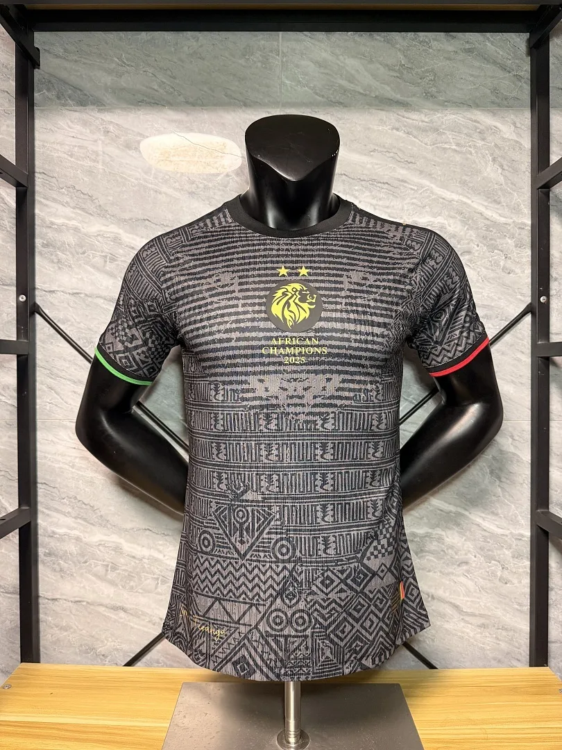 Senegal 2026 Shirt Player Version Champions Black