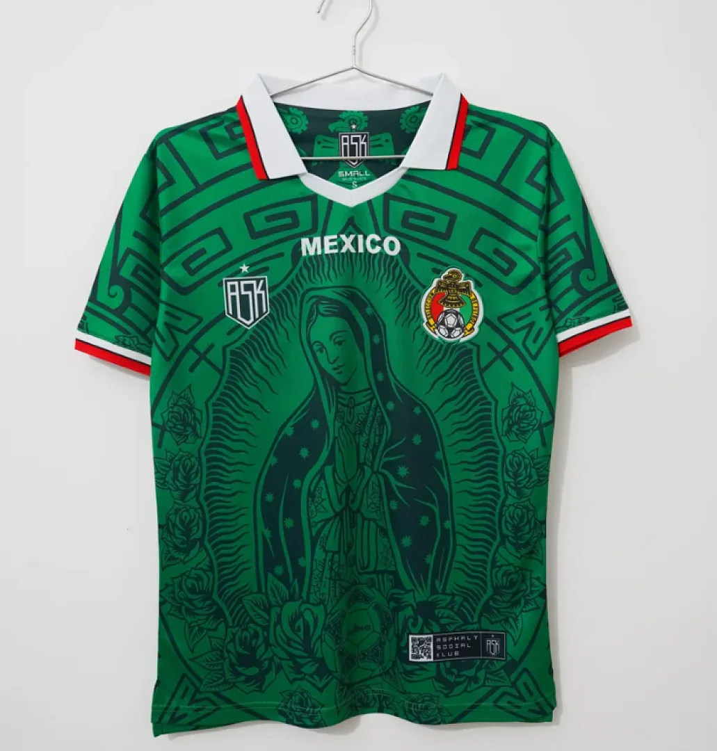Mexico 1998 Shirt Green 98 Guadalupe — 2