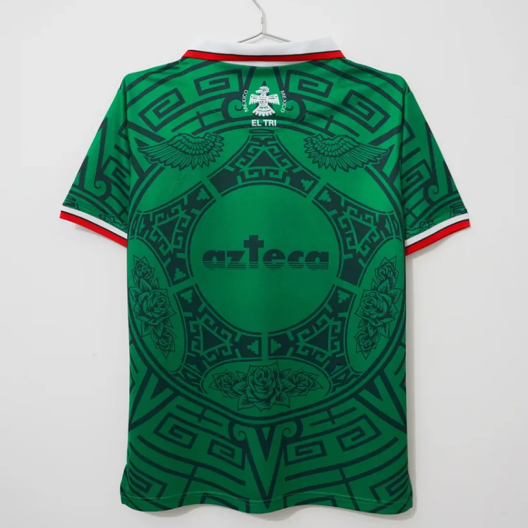 Mexico 1998 Shirt Green 98 Guadalupe