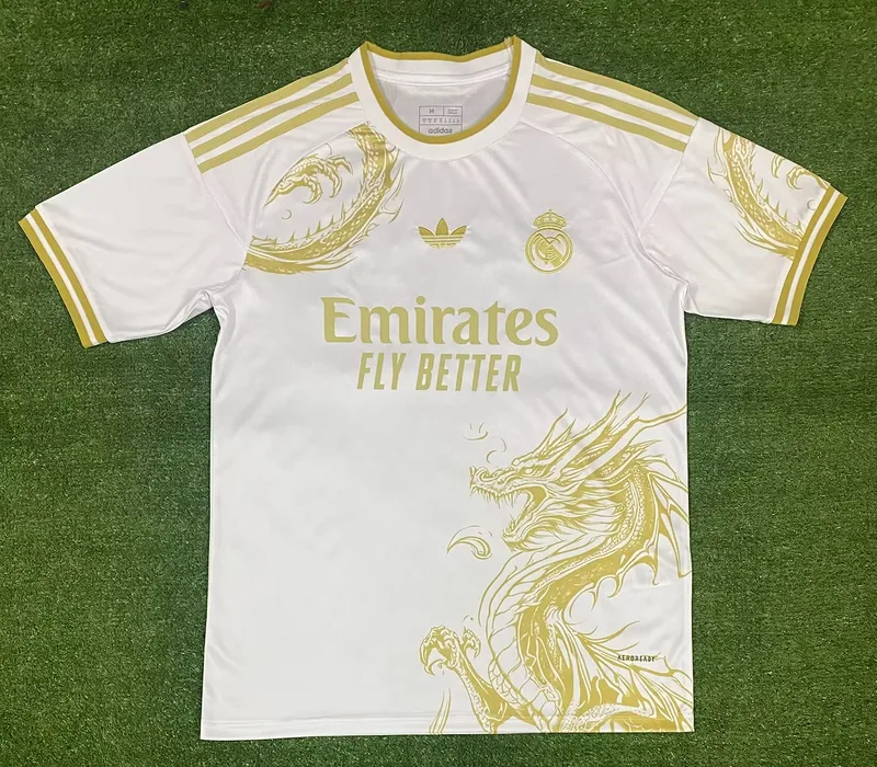 Real Madrid 2024/25 Camiseta Edición Especial White Dragon