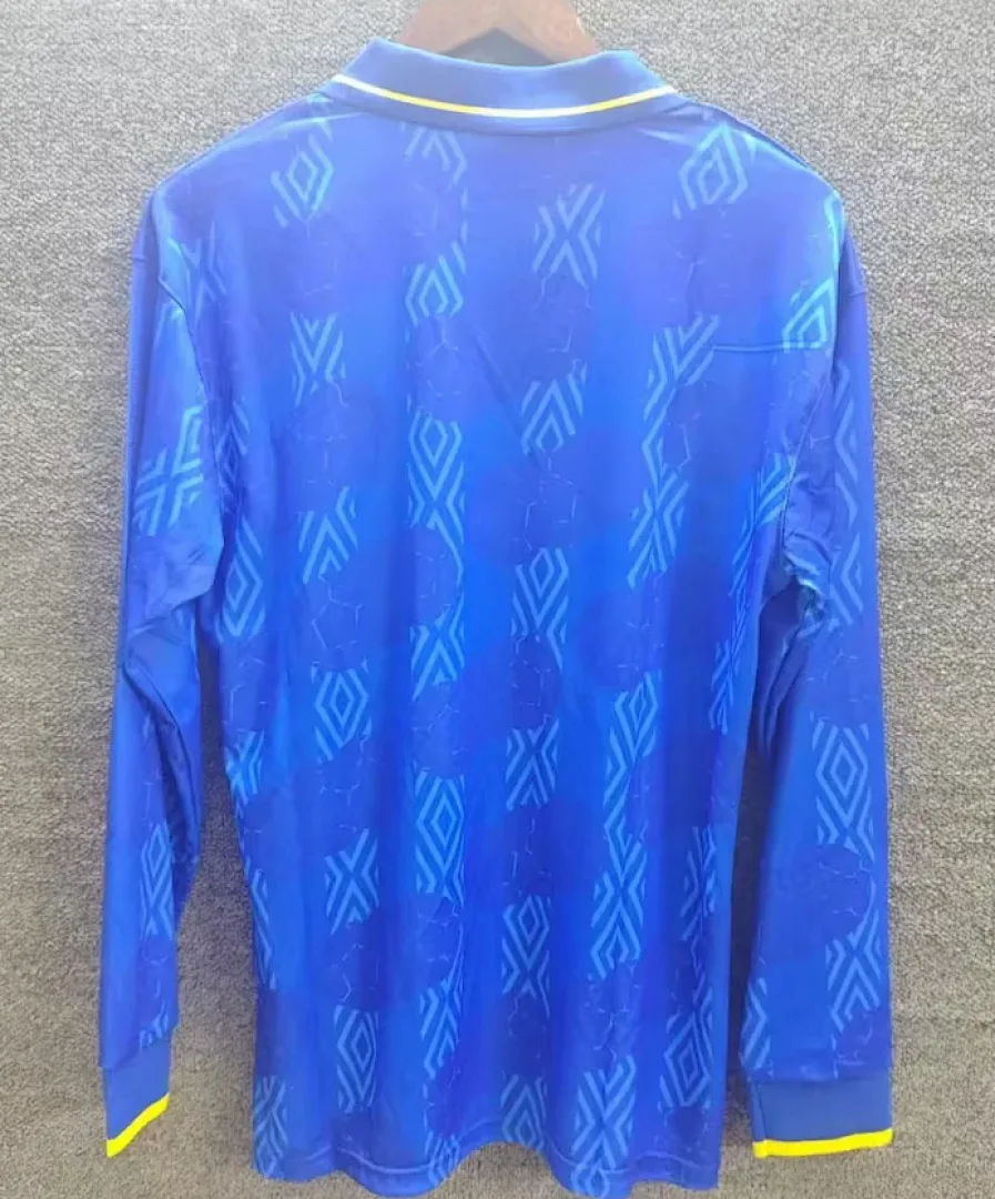 Colombia 1994 Away Shirt Long Sleeve Blue — 1